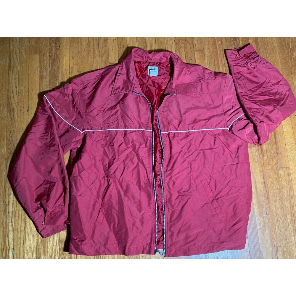 Red Gap Jacket XL Lightweight Long Sleeve Jacket Full Zip Windbreaker Unisex